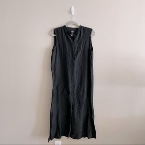 Eileen Fisher vintage linen maxi dress